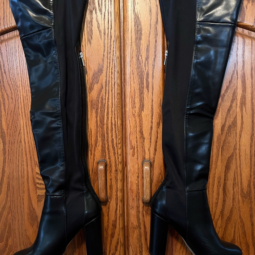 Aldo Black Over the Knee Boots